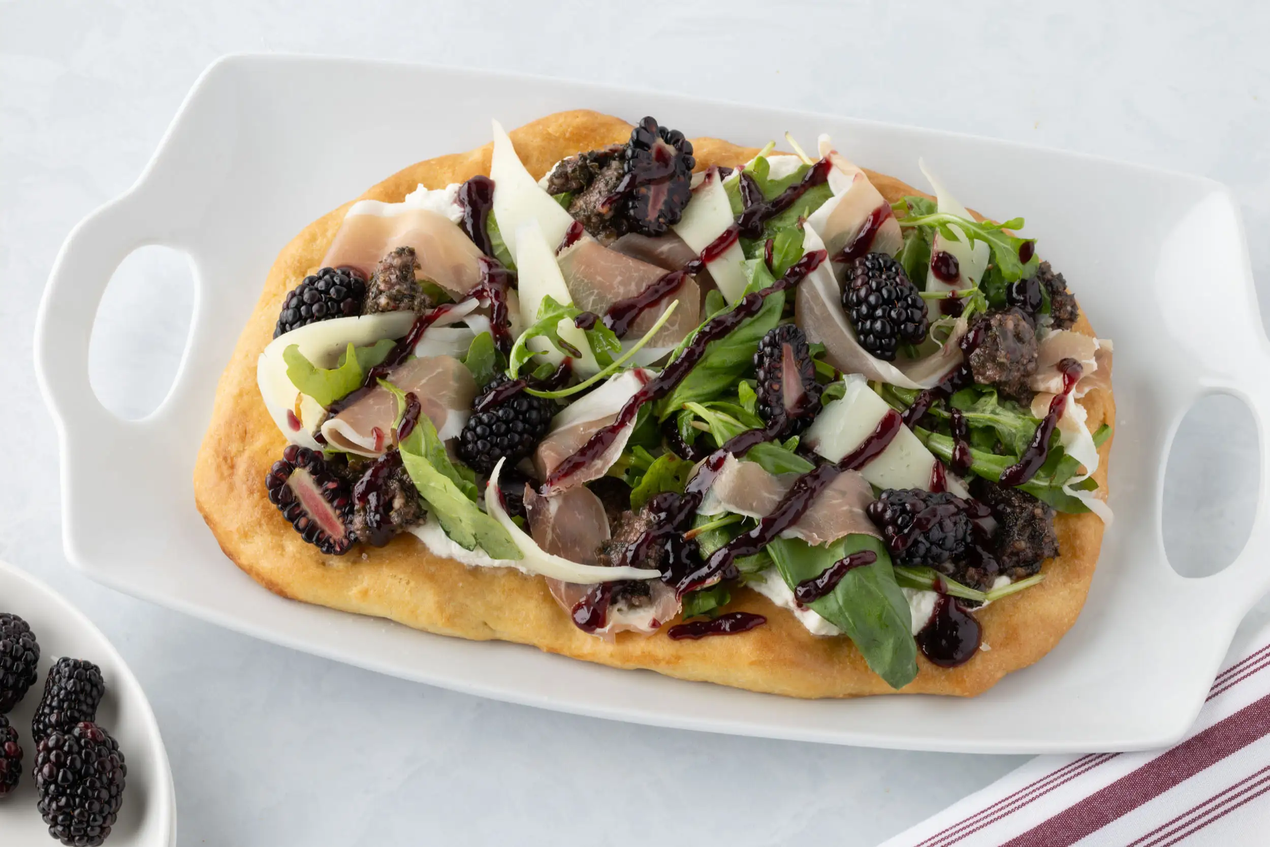 Blackberry Pesto Flatbread