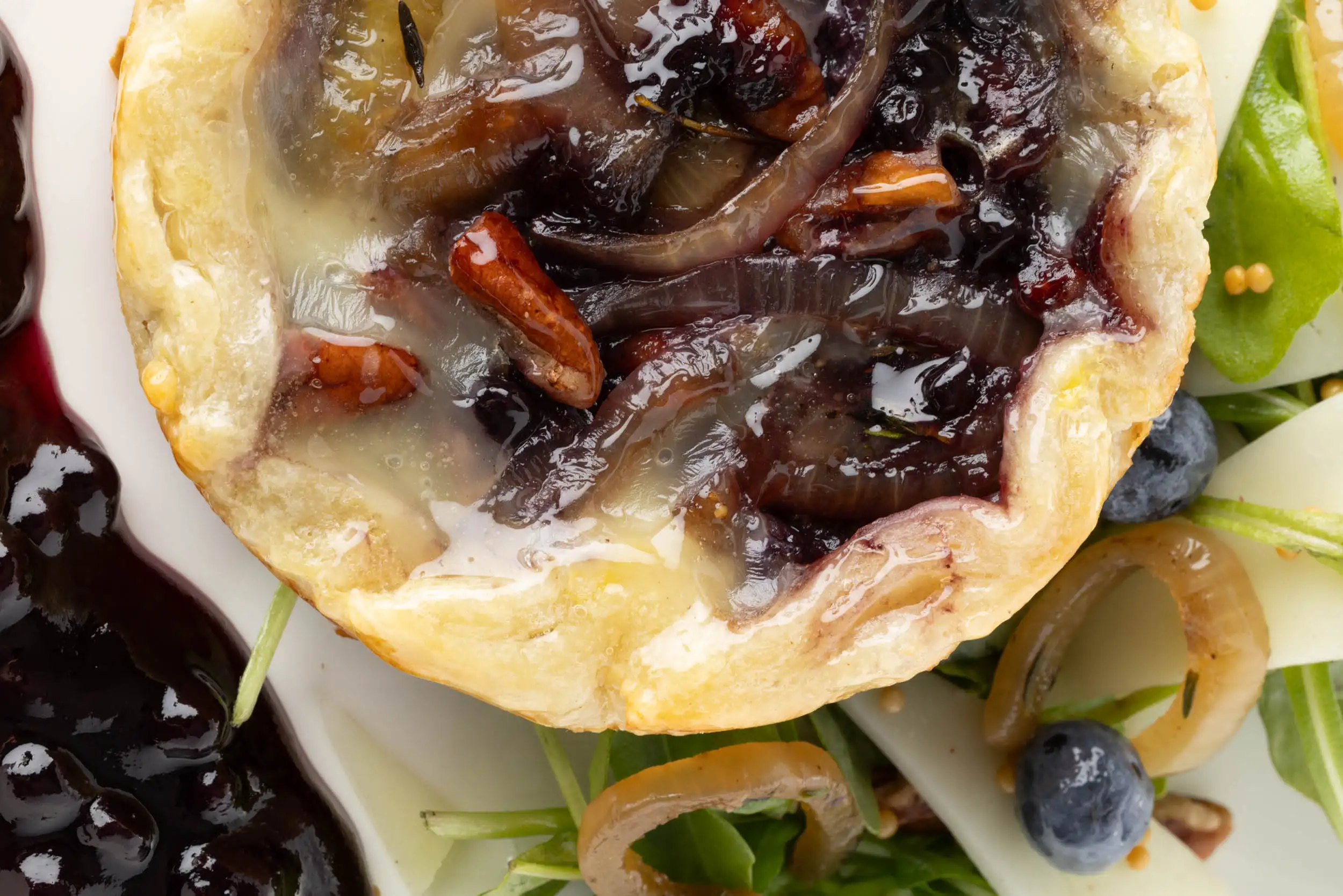 Blueberry & Brie Walnut Crostata