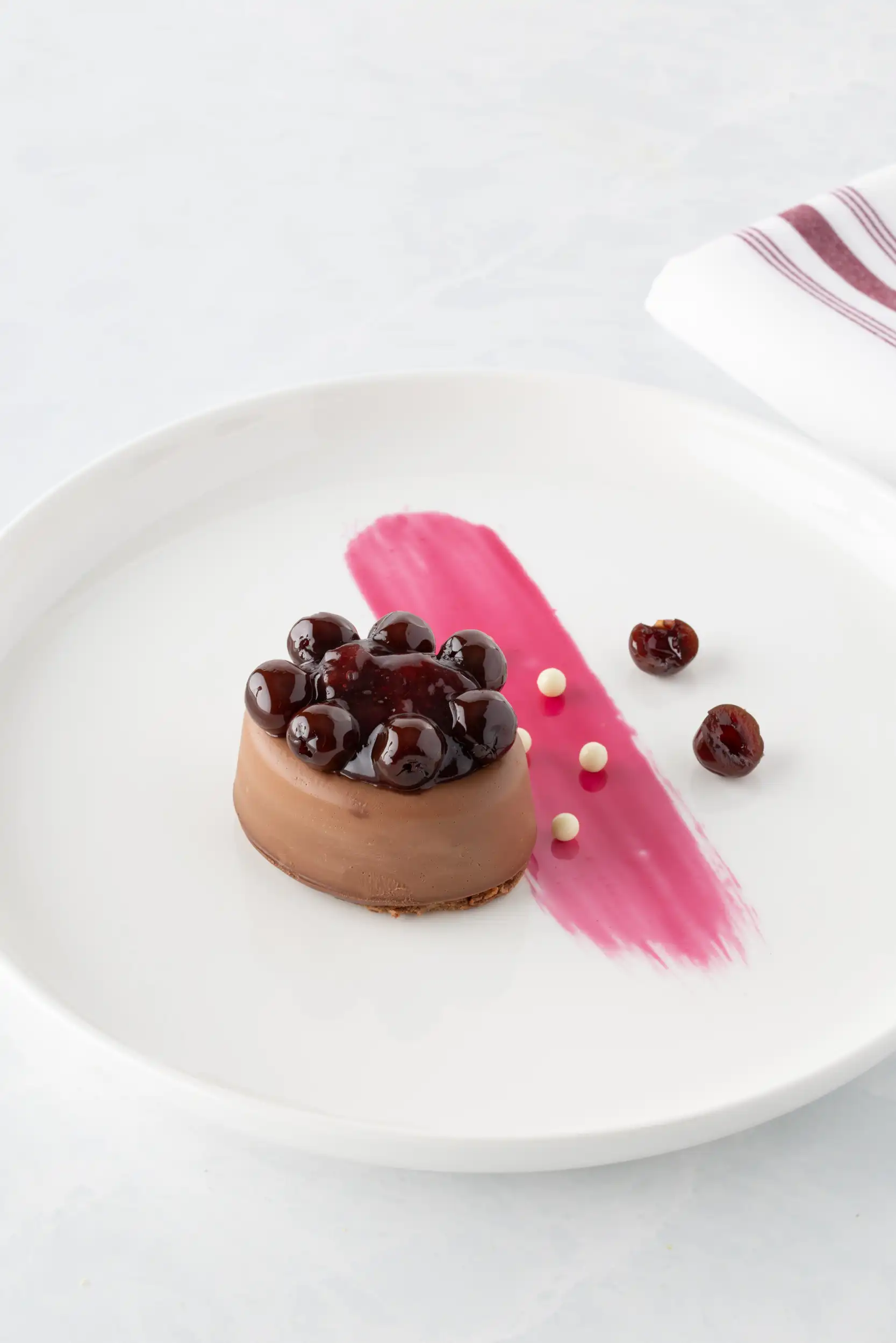 Cherry Chocolate Mousse Cake
