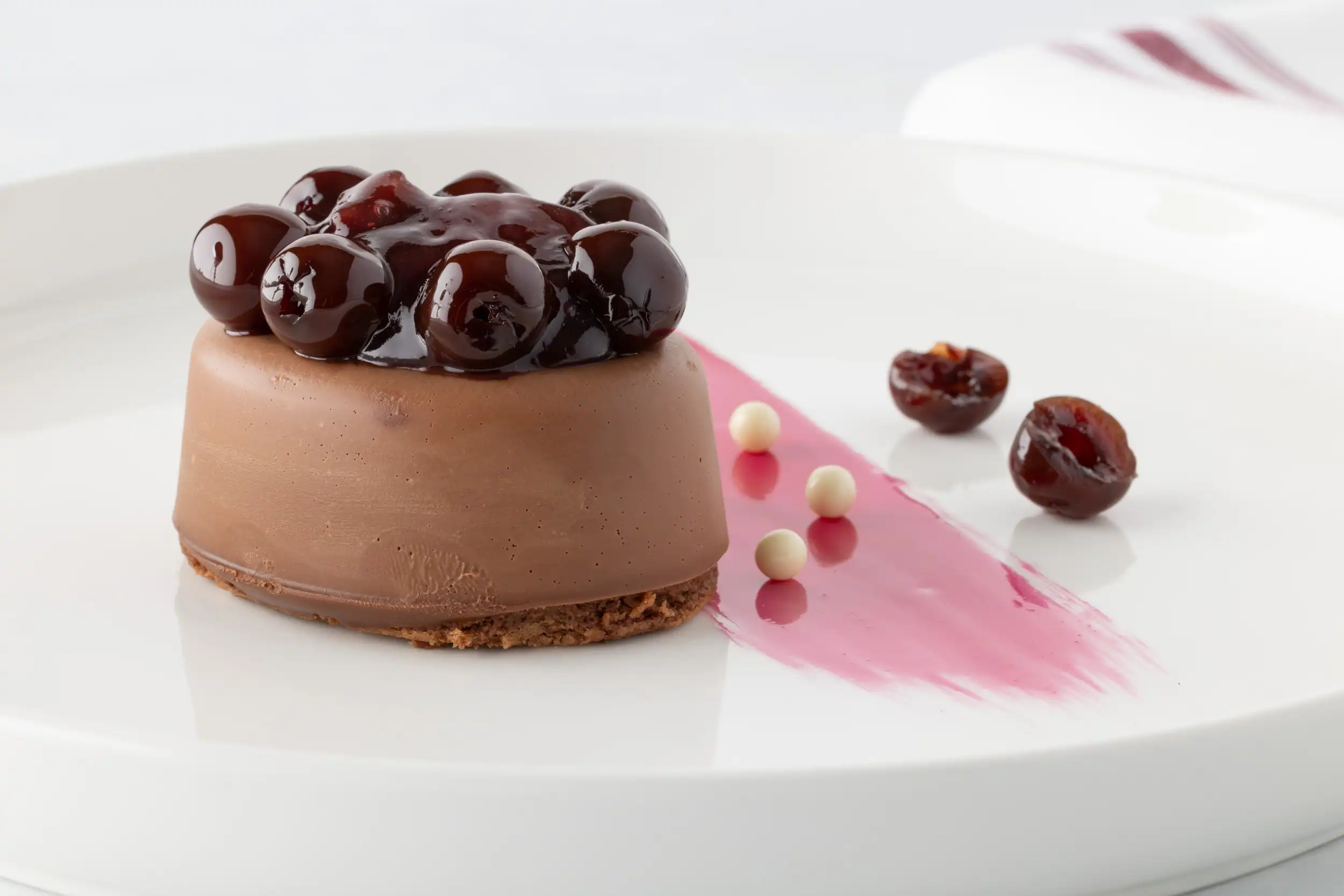 Cherry Chocolate Mousse Cake