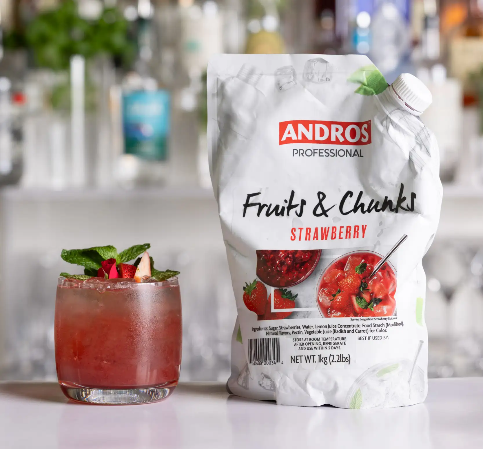 Sparkling Strawberry Fitzgerald