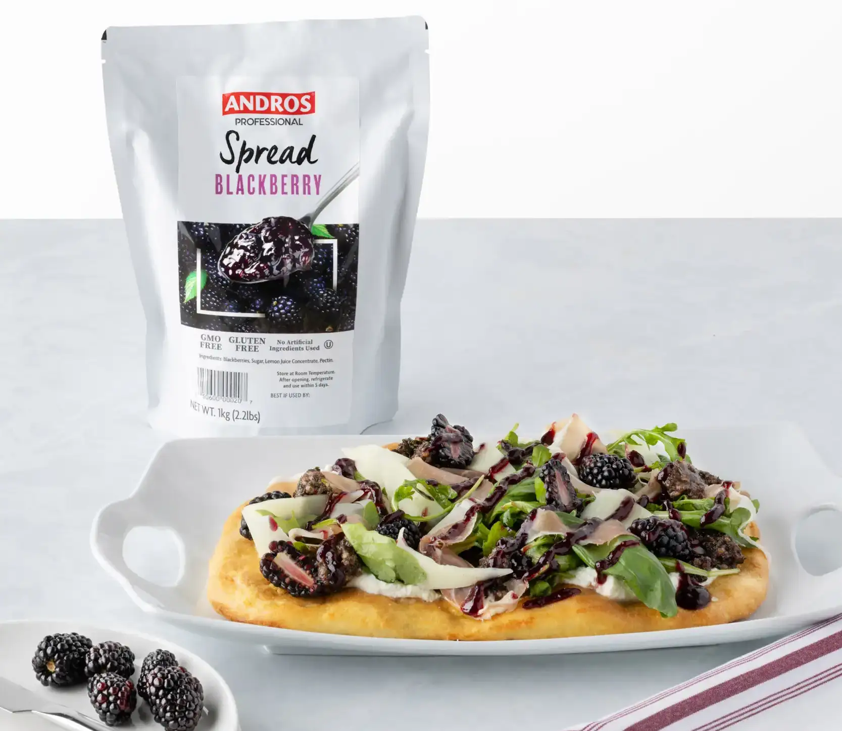 Blackberry Pesto Flatbread