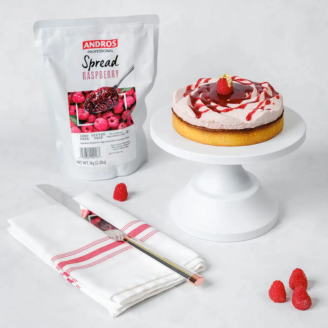 Raspberry Caramel & Mousse Tartlet