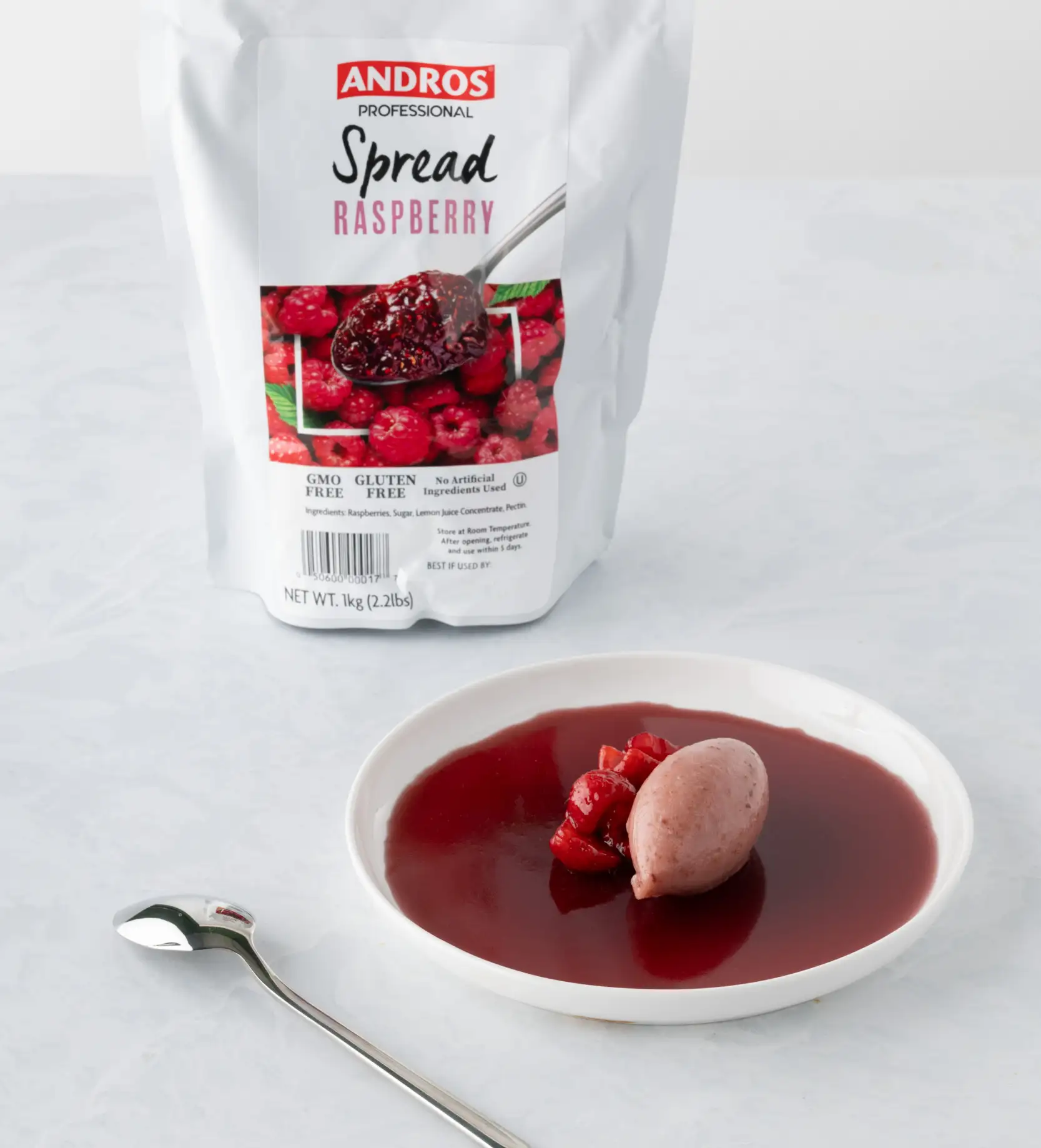 Raspberry & Pink Peppercorn Sorbet