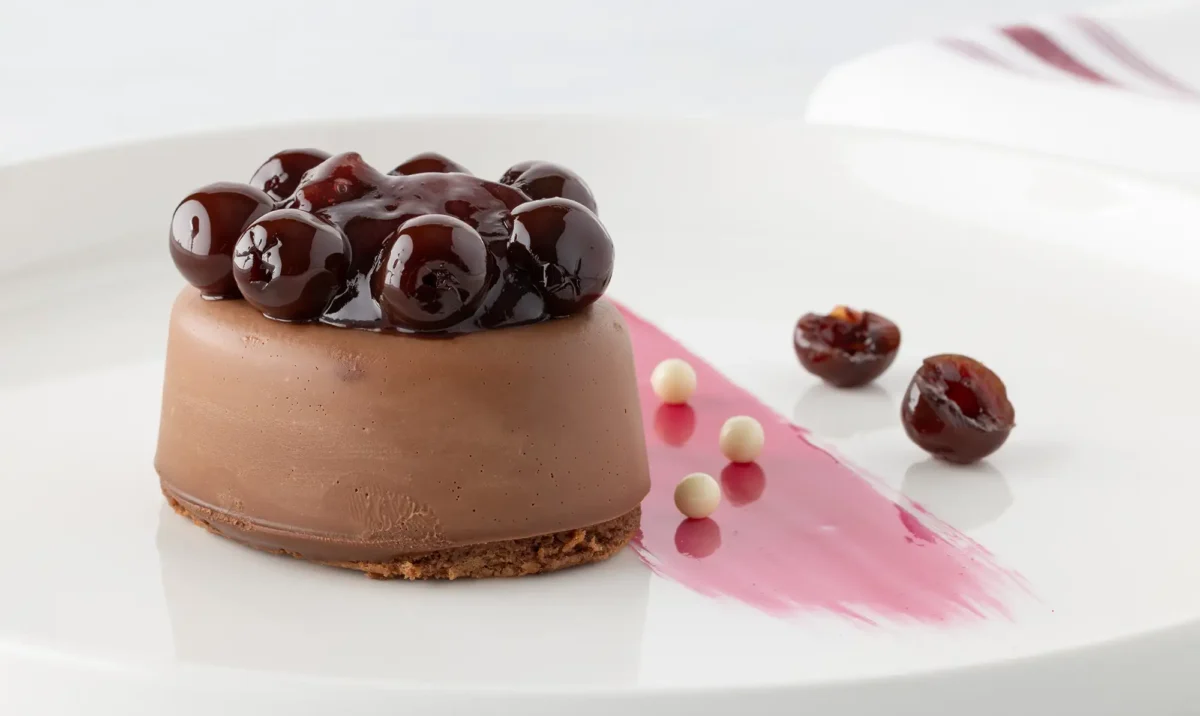 Cherry Chocolate Mousse Cake