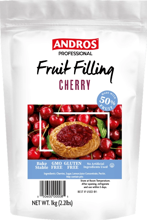 Fruit Filling 'Cherry' Product - Andros Professional